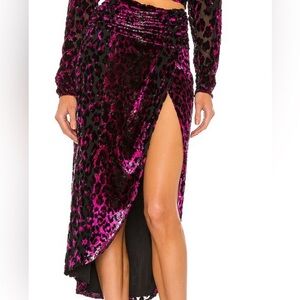 DUNDAS X Revolve Courtney Midi Skirt Size S